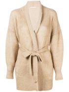 Agnona Belted Cardigan - Neutrals