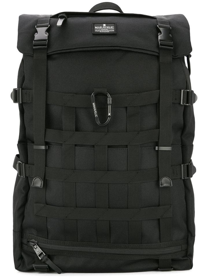 Makavelic Chase Meshwork Backpack - Black