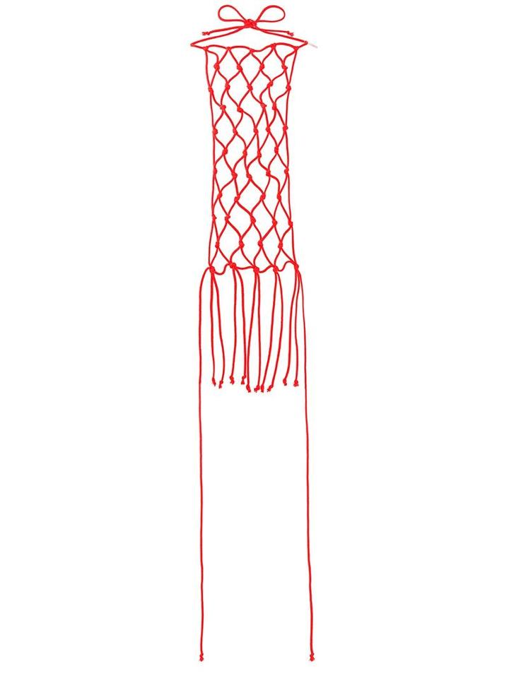 Reality Studio 'net' Handmade Necklace, Women's, Red