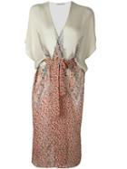 Mes Demoiselles Small Floral Print Long Coat