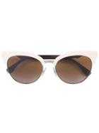 Fendi Eyewear Cat-eye Sunglasses - Nude & Neutrals