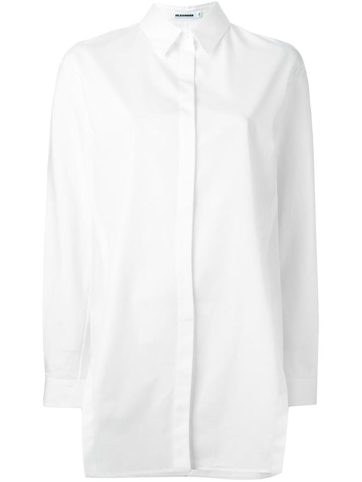 Jil Sander Side Slit Long Shirt