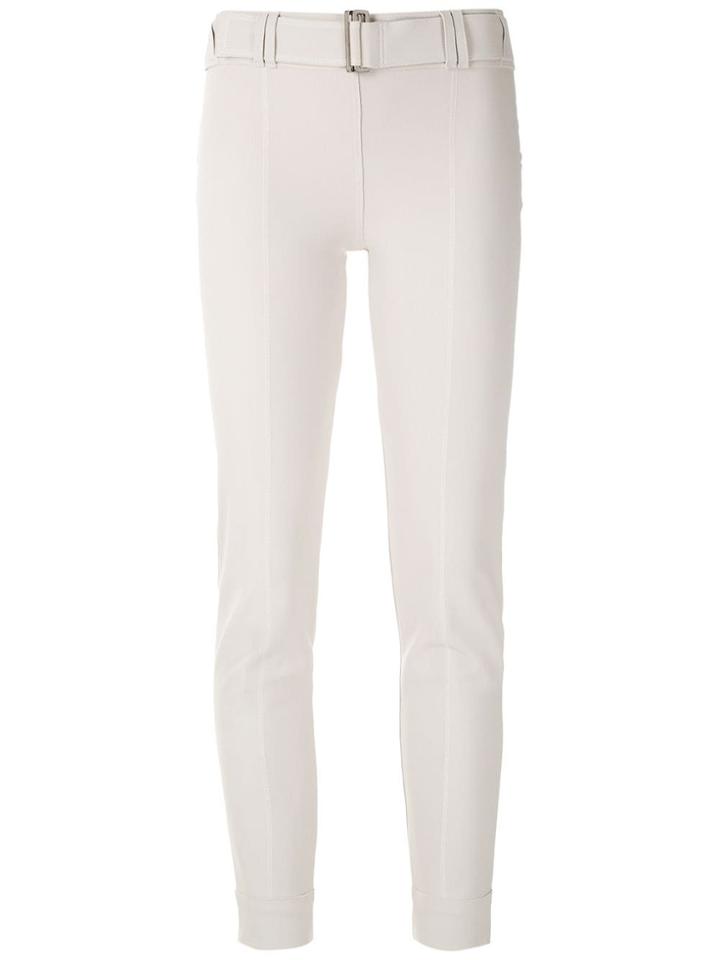 Gloria Coelho Belted Cropepd Trousers - Grey