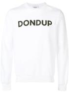 Dondup Logo Printed Sweatshirt - White