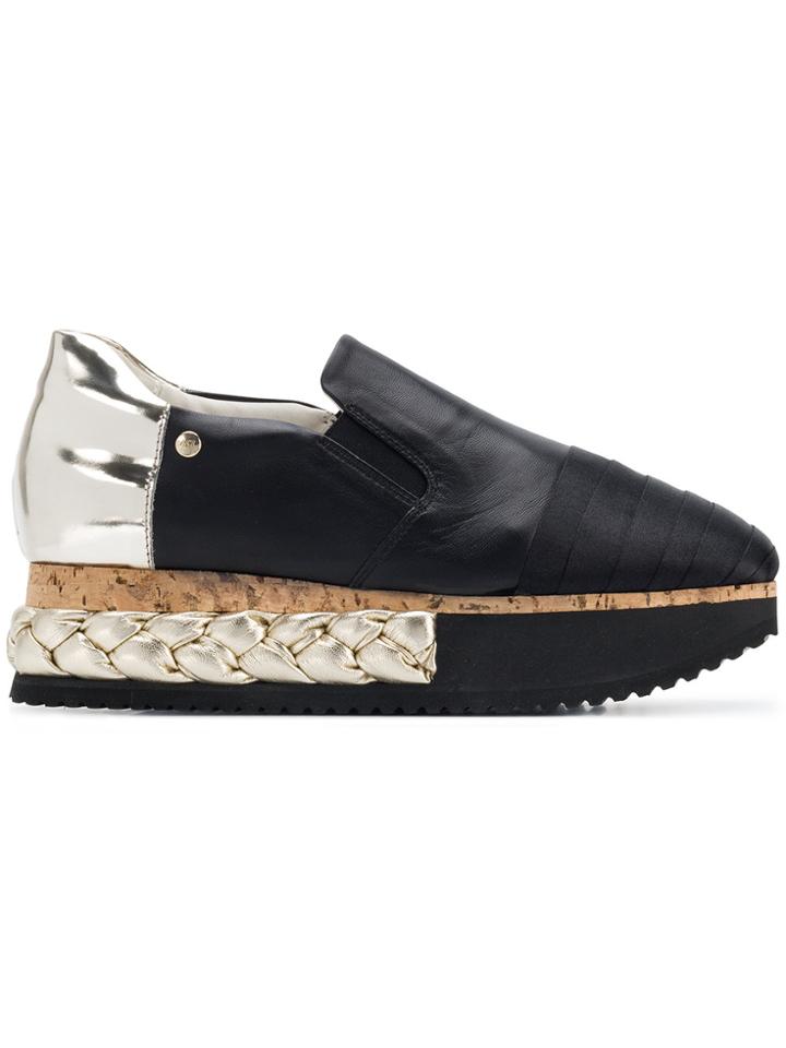 Agl Multi Platform Sole Sneakers - Black