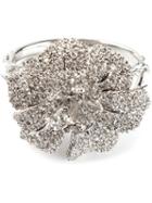 Alexander Mcqueen Crystal Flower Bracelet