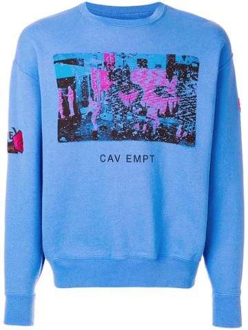 Cav Empt Printed Sweatshirt - Blue
