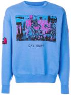 Cav Empt Printed Sweatshirt - Blue
