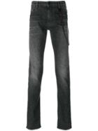 Emporio Armani Chain Detail Jeans - Grey
