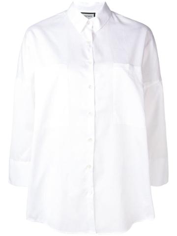 Roqa Micro Striped Shirt - White