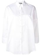 Roqa Micro Striped Shirt - White