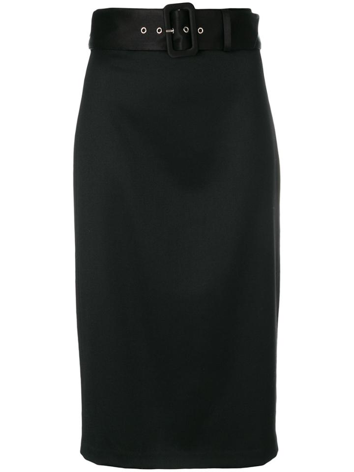 Alice+olivia Kerstin Belted Pencil Skirt - Black