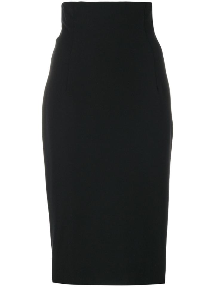Twin-set Midi Pencil Skirt - Black