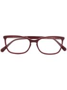 Gucci Eyewear Square Frames Glasses - Red