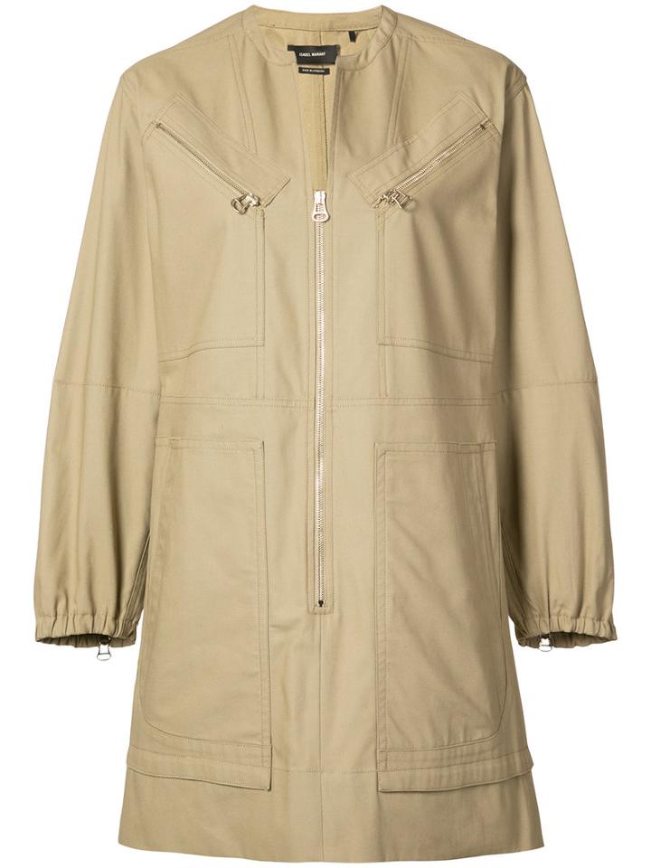 Isabel Marant - Telka Shirt Dress - Women - Cotton - 38, Brown, Cotton