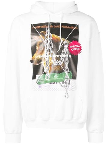 Tigran Avetisyan Logo Print Hoodie - White