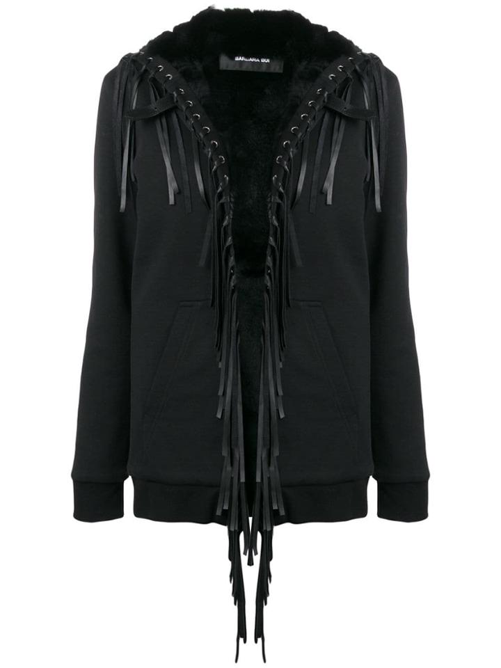 Barbara Bui Veste A Franges - Black