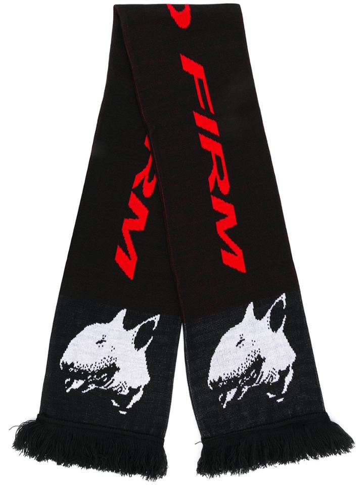 Represent Bull Terrier Scarf - Black