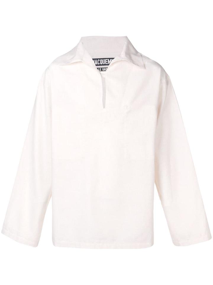 Jacquemus Men Le Marin Sailor Top - White