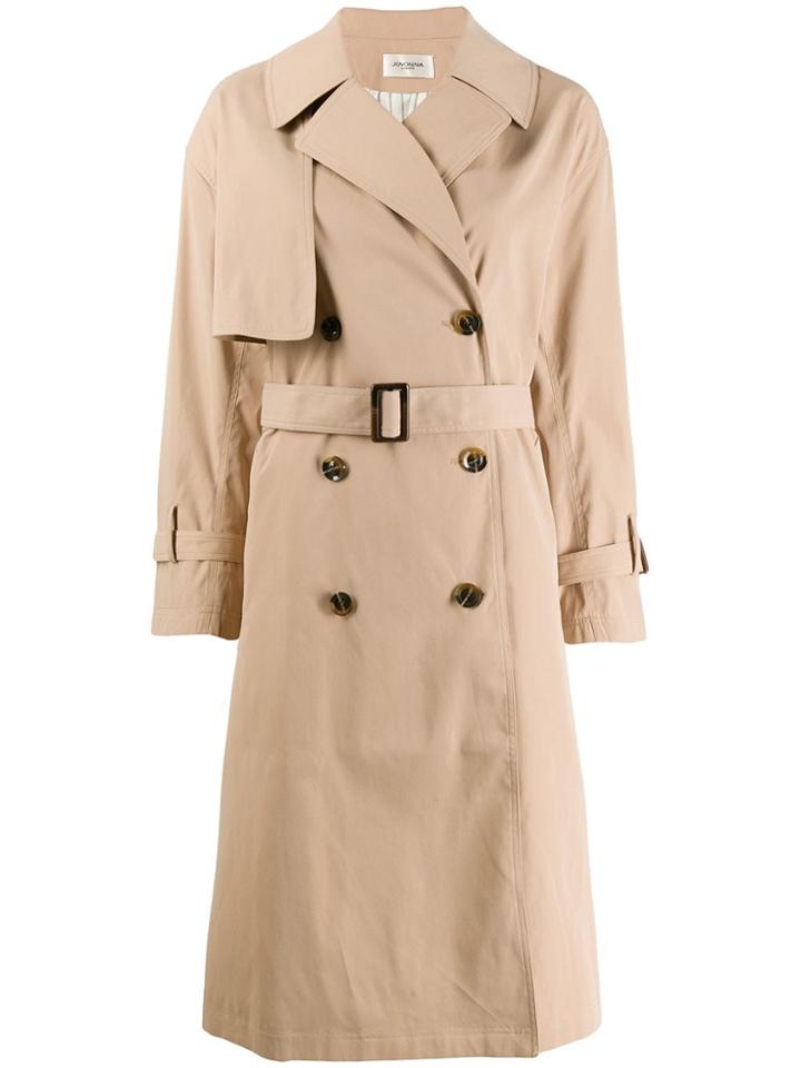 Jovonna Nava Trench Coat - Neutrals