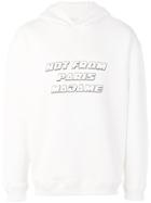 Drôle De Monsieur Graphic Printed Hoodie - White