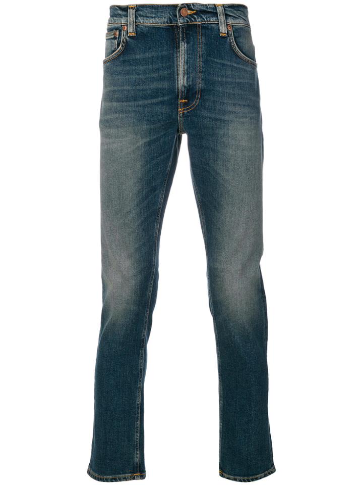 Nudie Jeans Co Lean Dean Slim-fit Jeans - Blue