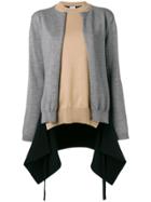 Loewe Asymmetrical Cardigan - Black