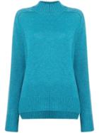 Allude Turtle Neck Jumper - Blue