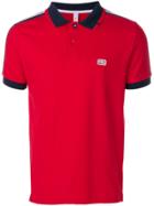 Sun 68 Logo Patch Polo Shirt - Red
