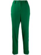 P.a.r.o.s.h. Studded Trim Tailored Trousers - Green