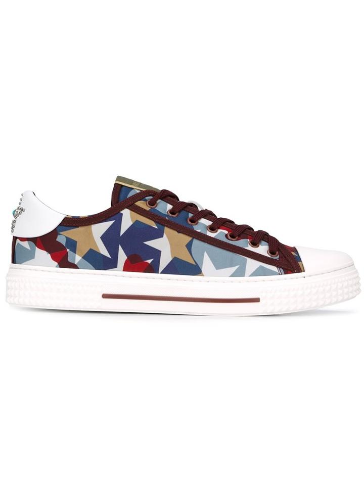 Valentino 'camustars' Print Sneakers