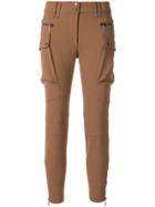 Plein Sud Side-pocket Fitted Trousers - Brown