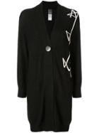 Lorena Antoniazzi Ls Long Cdg White Star Rope Stitching 60%wp 40%se -
