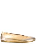 Marsèll Metallic Slip-on Ballerinas - Gold