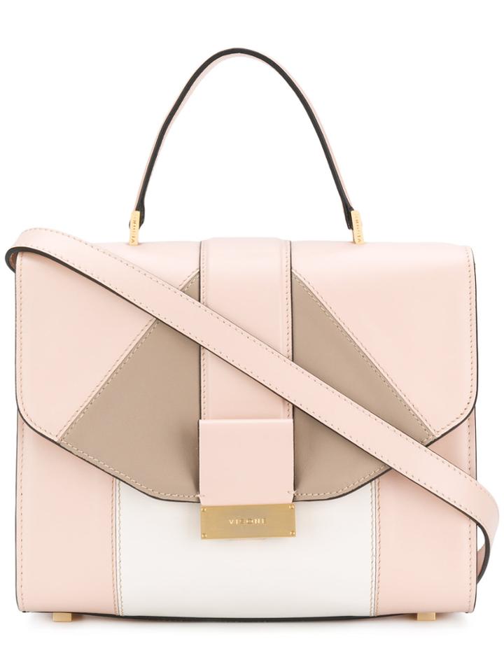 Visone Geometric Tote Bag - Pink & Purple