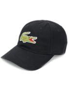 Lacoste Embroidered Logo Baseball Cap - Black