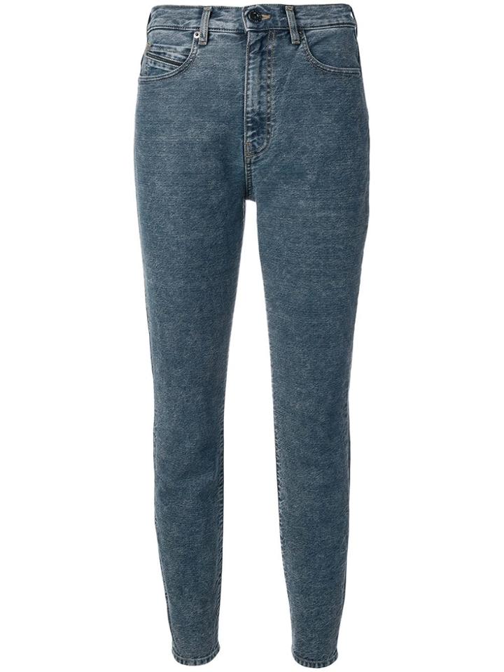 Diesel Black Gold High-waisted Slim Jeans - Blue
