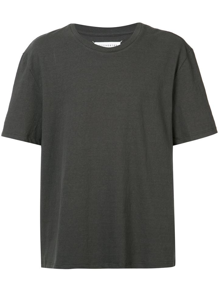 Maison Margiela - Round Neck T-shirt - Men - Cotton - 50, Black, Cotton