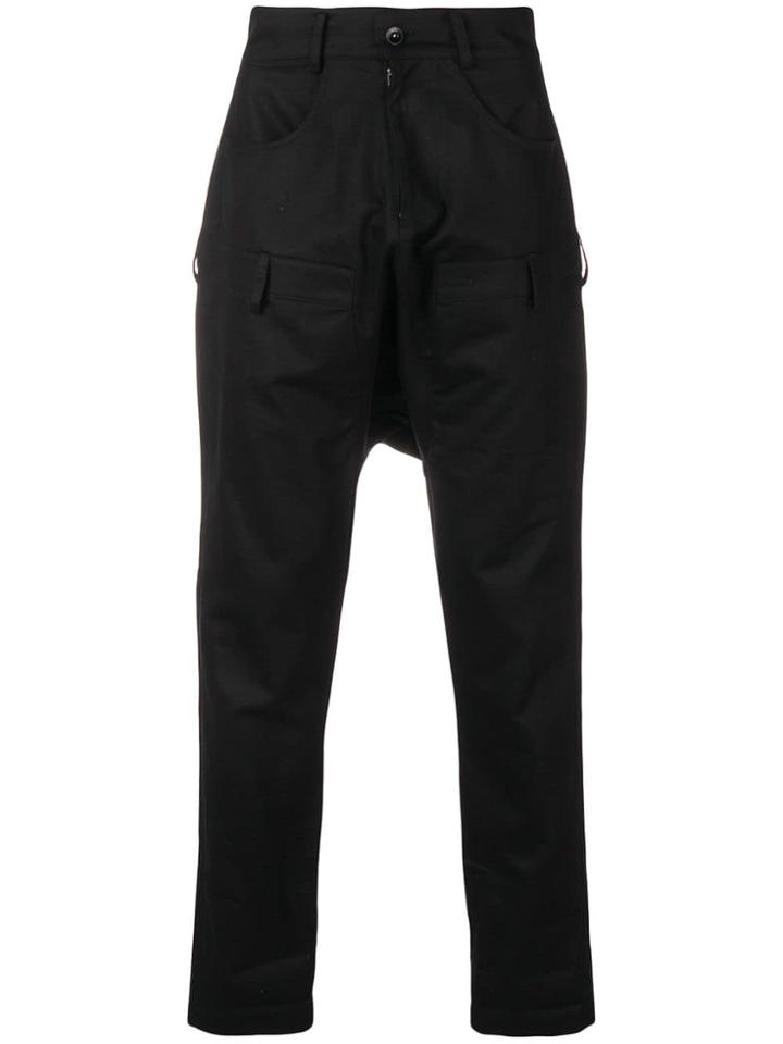 D.gnak Straight-leg Trousers - Black
