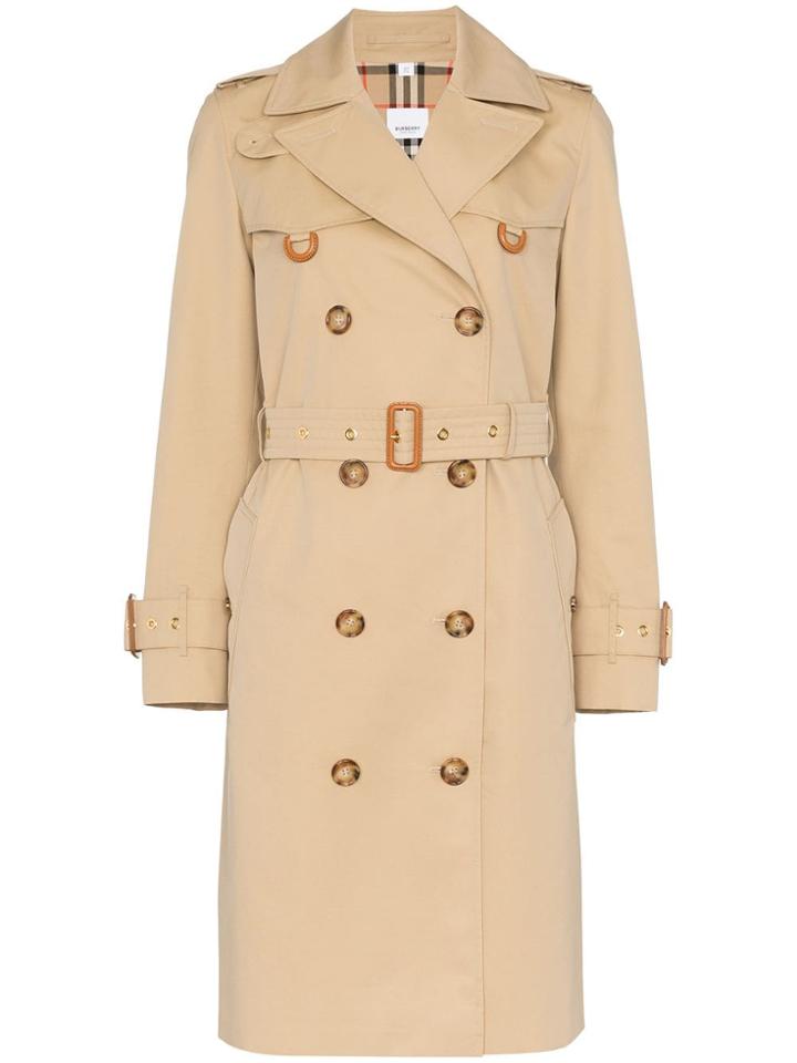 Burberry Islington Double-breasted Trench Coat - Neutrals