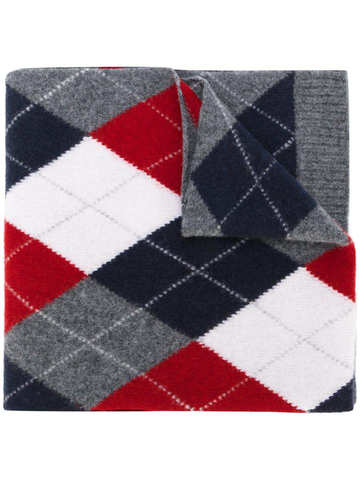 Pringle Of Scotland Argyle Slim Scarf - Multicolour