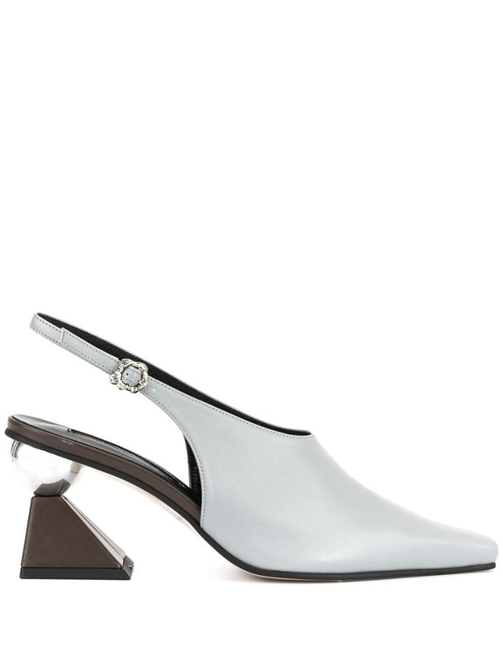 Yuul Yie Pointed Slingback Pumps - Blue