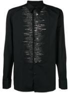 Givenchy Beaded Collared Shirt - Black