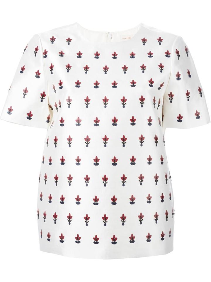 Tory Burch Floral Print Blouse