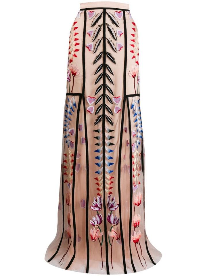 Temperley London Rosy Tulle Skirt - Neutrals