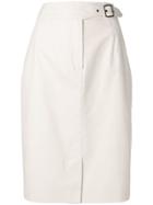Paule Ka Adjustable Waist Skirt - Neutrals