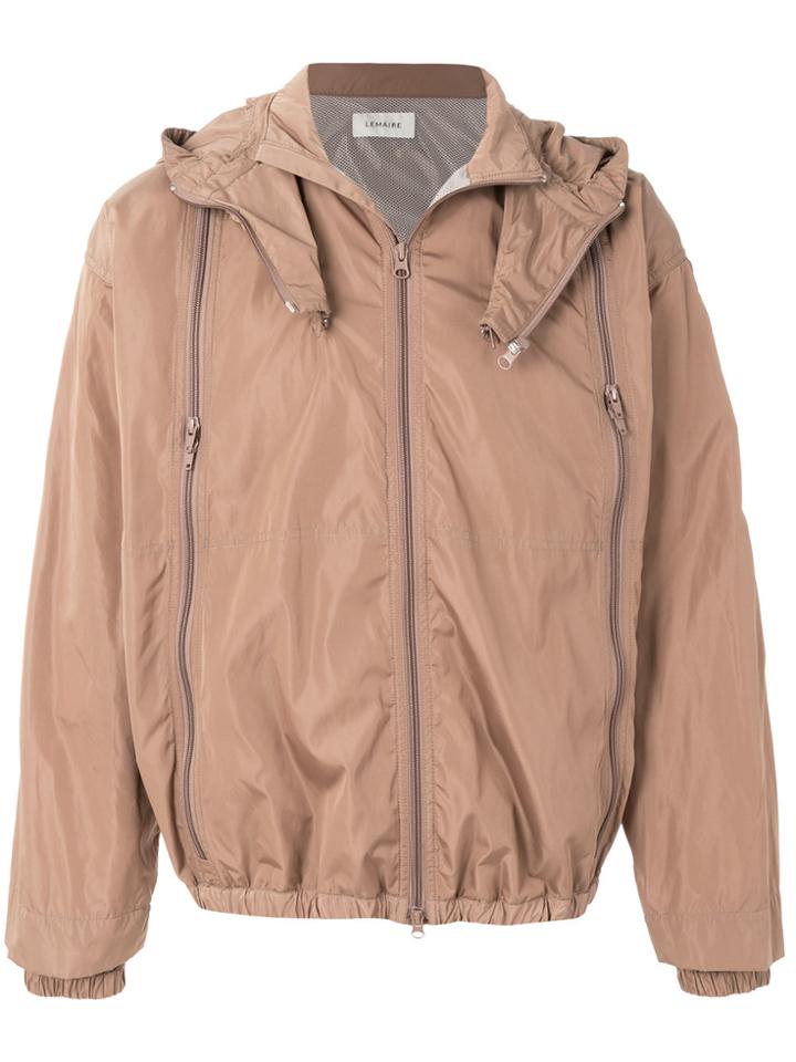 Lemaire Zipped Bomber Jacket - Nude & Neutrals