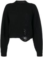 Designers Remix Molly Ripped Sweater - Black