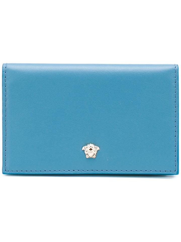 Versace Medusa Logo Cardholder - Blue
