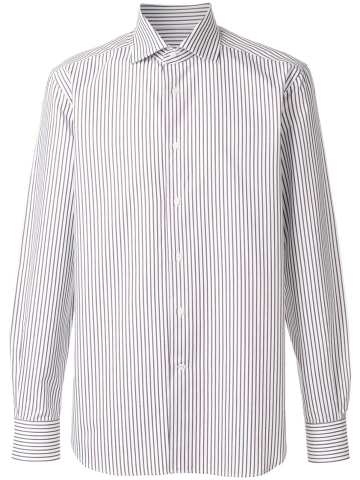 Corneliani Striped Shirt - White
